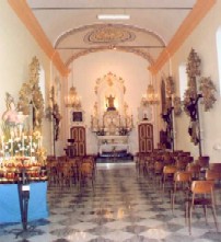L'interno dell'Oratorio dopo i restauri del 1998