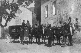 Anno 1923: Tiro a Quattro dei Pedemonte in Piazza di Santa Maria